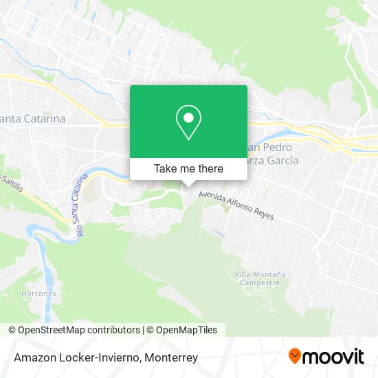 Mapa de Amazon Locker-Invierno