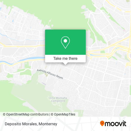 Deposito Morales map