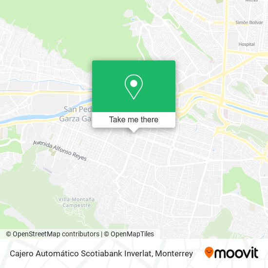 Cajero Automático Scotiabank Inverlat map