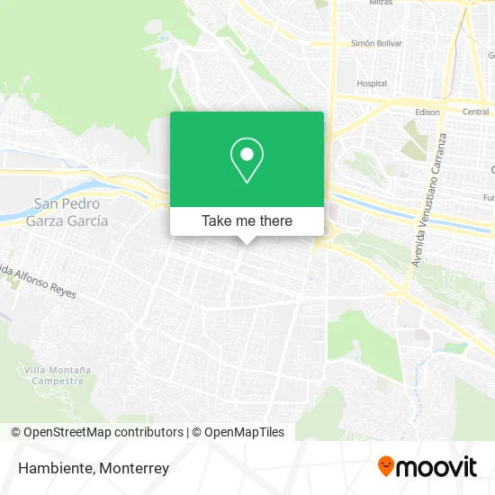 Hambiente map