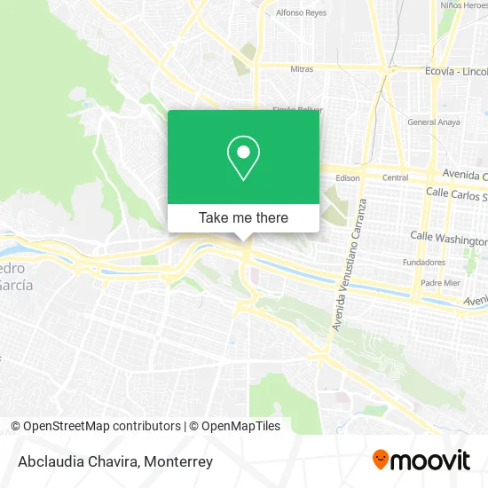 Abclaudia Chavira map