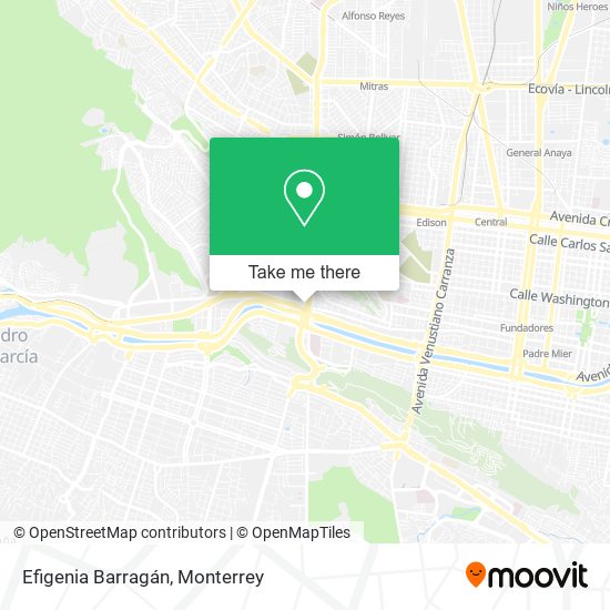Mapa de Efigenia Barragán