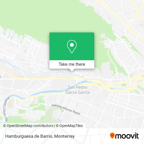 Hamburguesa de Barrio map