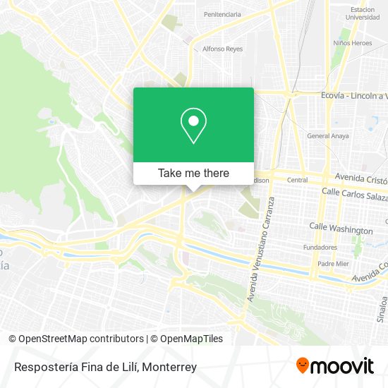 Respostería Fina de Lilí map