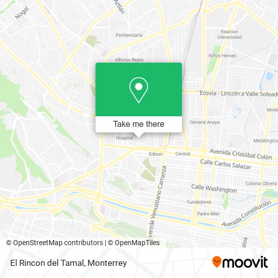 Mapa de El Rincon del Tamal