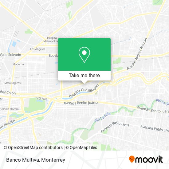 Mapa de Banco Multiva