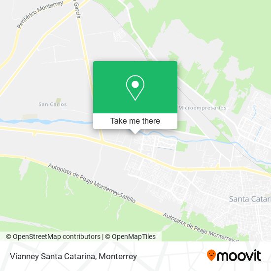 Vianney Santa Catarina map