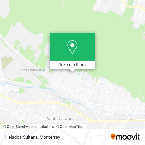 Mapa de Helados Sultana