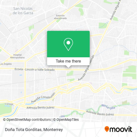 Mapa de Doña Tota Gorditas
