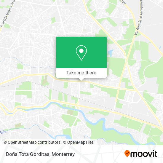 Doña Tota Gorditas map