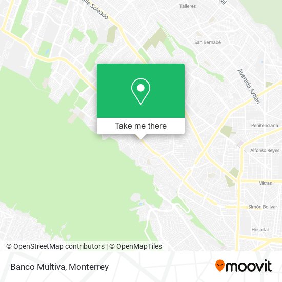 Mapa de Banco Multiva