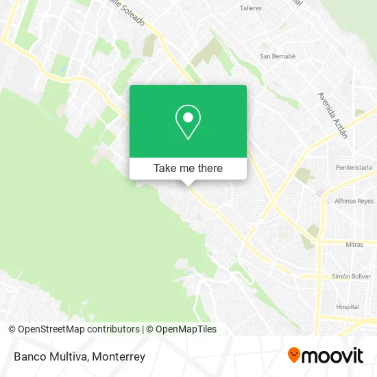 Banco Multiva map