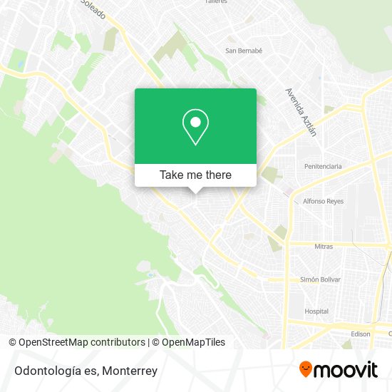Mapa de Odontología es