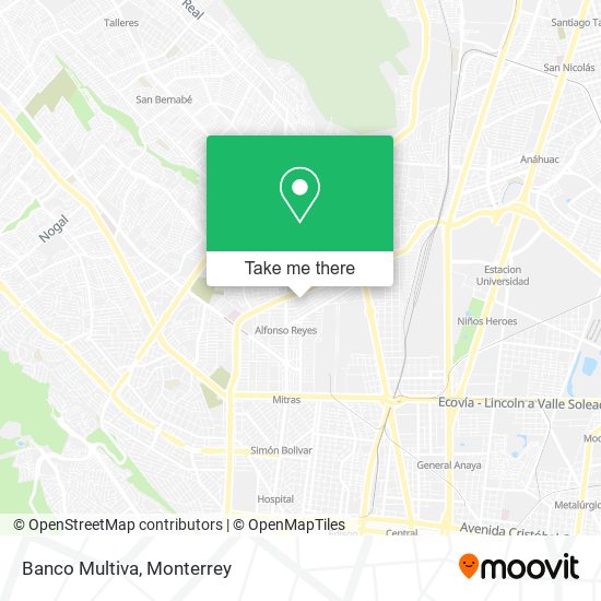 Mapa de Banco Multiva