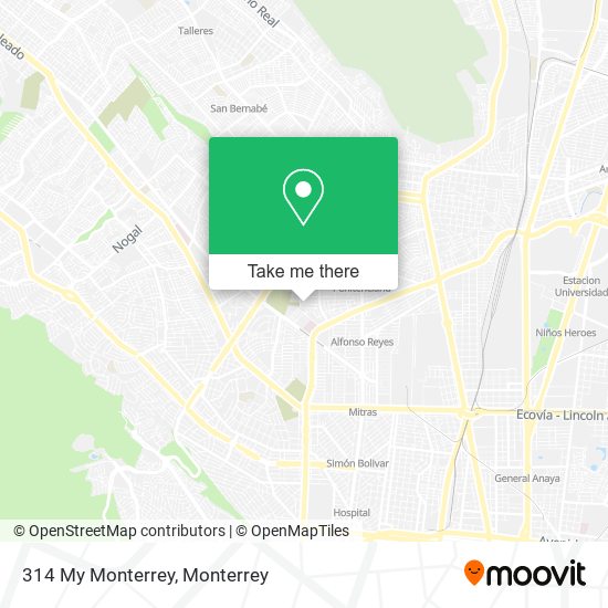 314 My Monterrey map