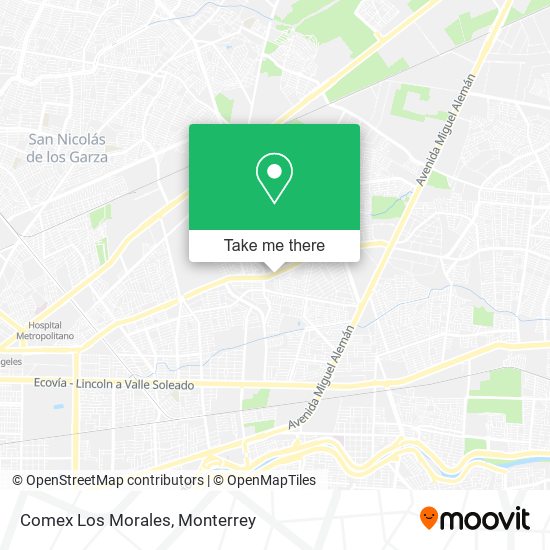 Mapa de Comex Los Morales
