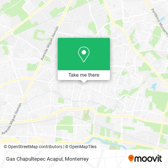 Gas Chapultepec Acapul map