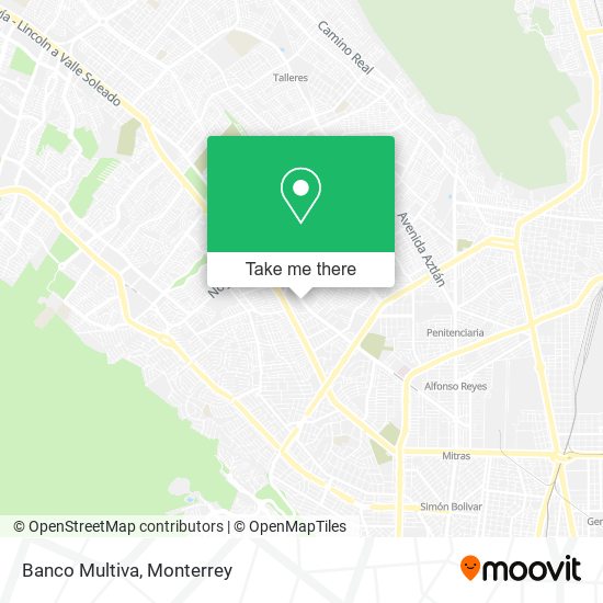 Mapa de Banco Multiva