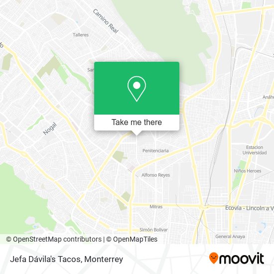 Jefa Dávila's Tacos map