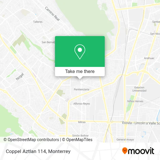 Coppel Aztlan 114 map