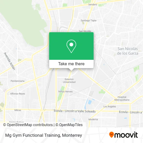 Mg Gym Functional Training map