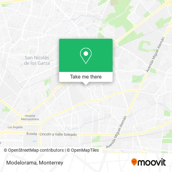 Mapa de Modelorama