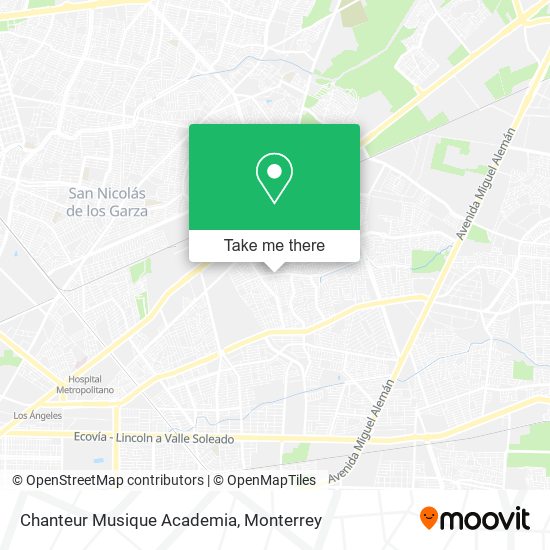 Mapa de Chanteur Musique Academia