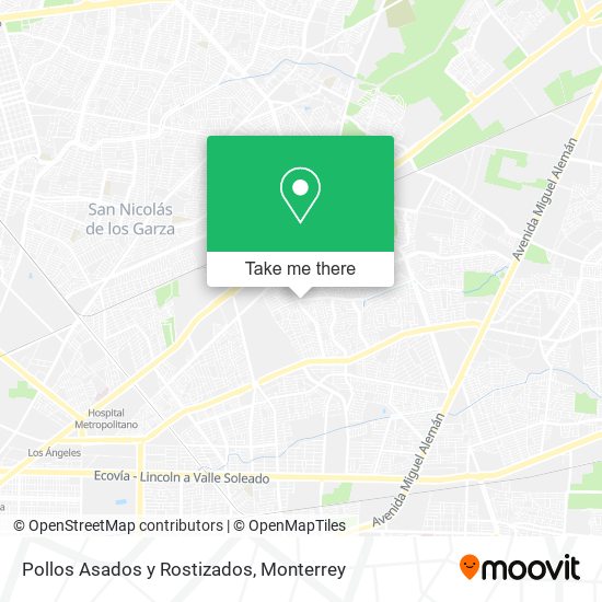 Pollos Asados y Rostizados map