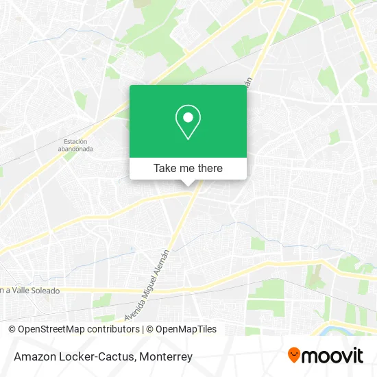 Amazon Locker-Cactus map