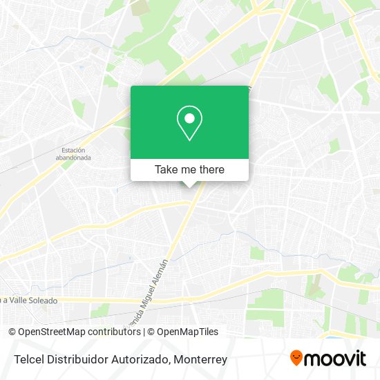 Telcel Distribuidor Autorizado map