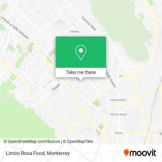 Limón Rosa Food map