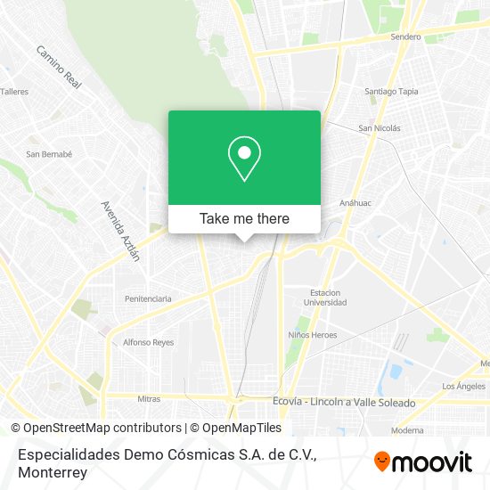 Especialidades Demo Cósmicas S.A. de C.V. map