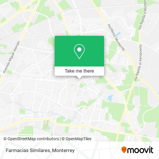 Farmacias Similares map