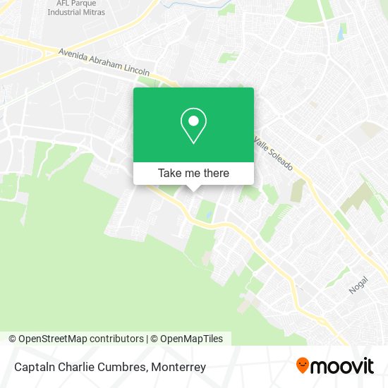 Captaln Charlie Cumbres map