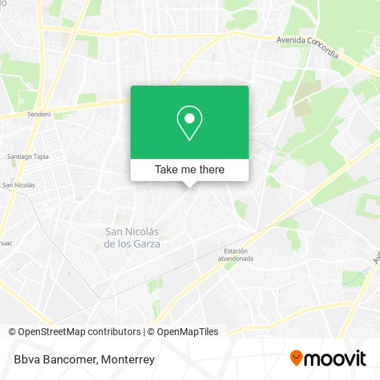 Mapa de Bbva Bancomer