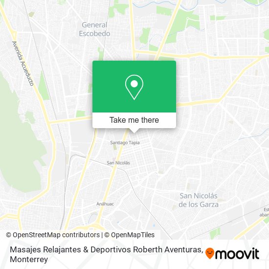 Mapa de Masajes Relajantes & Deportivos Roberth Aventuras