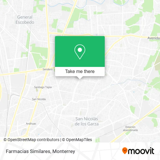 Mapa de Farmacias Similares