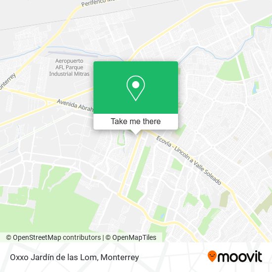 Oxxo Jardín de las Lom map