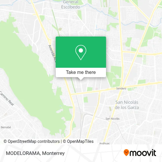 MODELORAMA map