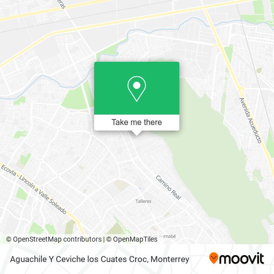 Aguachile Y Ceviche los Cuates Croc map