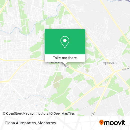 Ciosa Autopartes map