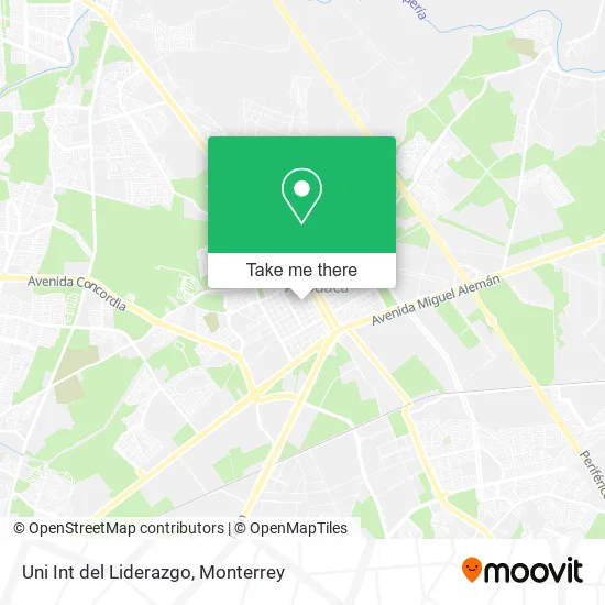 Uni Int del Liderazgo map