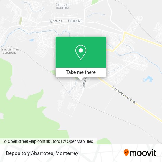 Deposito y Abarrotes map