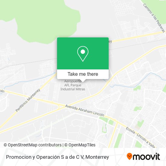 Promocion y Operación S a de C V map