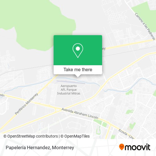 Papelería Hernandez map