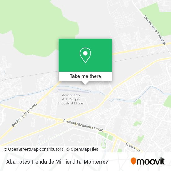 Mapa de Abarrotes Tienda de Mi Tiendita