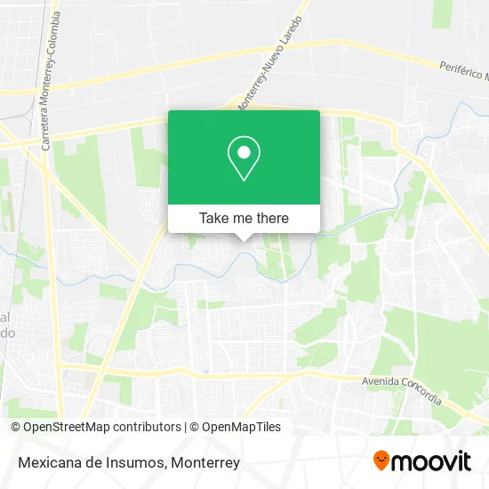 Mexicana de Insumos map