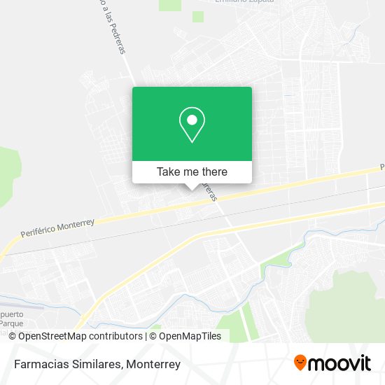 Mapa de Farmacias Similares