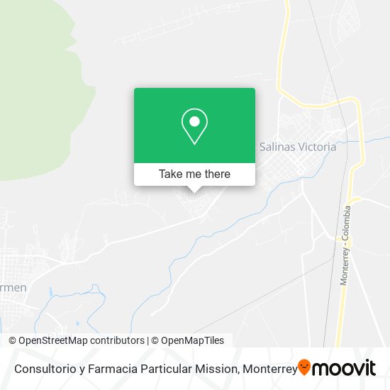 Consultorio y Farmacia Particular Mission map