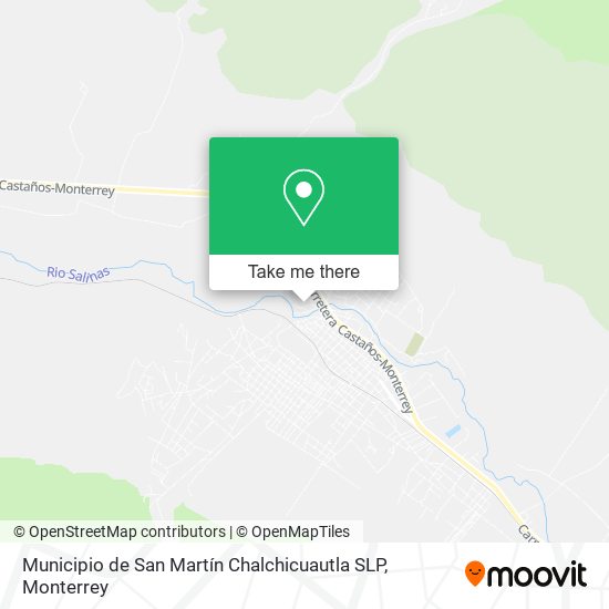 Municipio de San Martín Chalchicuautla SLP map